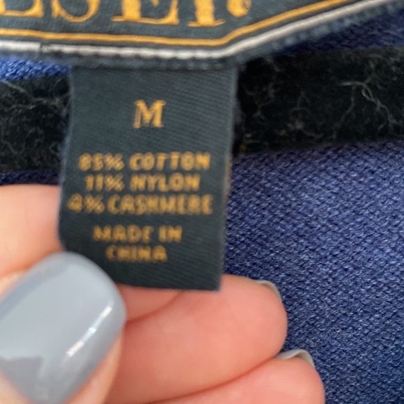 Jos A. Bank Reserve cashmere Blend Grandpa Cardigan Sweater Men's Size M - Picture 6 of 6